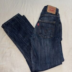 Levi's 514 Jeans Boy's 14 Blue Slim Straight Denim Medium Wash‎ W27L27